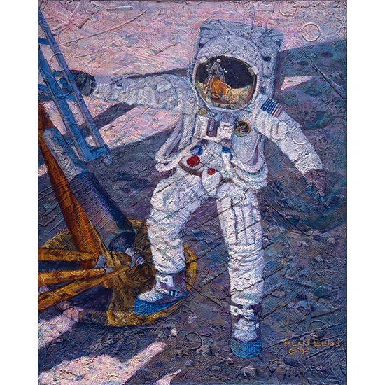Alan Bean - A Giant Leap SmallWork Canvas Edition