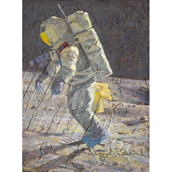 Alan Bean - One Lucky Guy SmallWork Edition Artist Proof