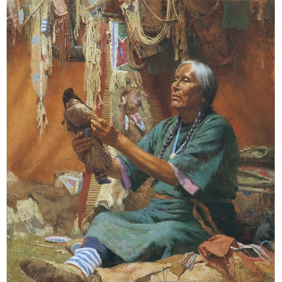 Howard Terpning - NEW DOLL FOR MY GRANDMOTHER