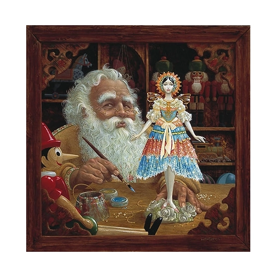 James Christensen - The Gift for Mrs. Claus