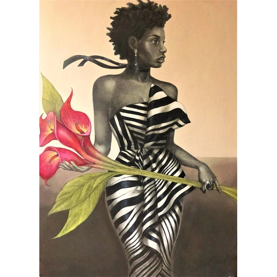 Gilbert Young - ANNIVERSARY LILIES - SCARF