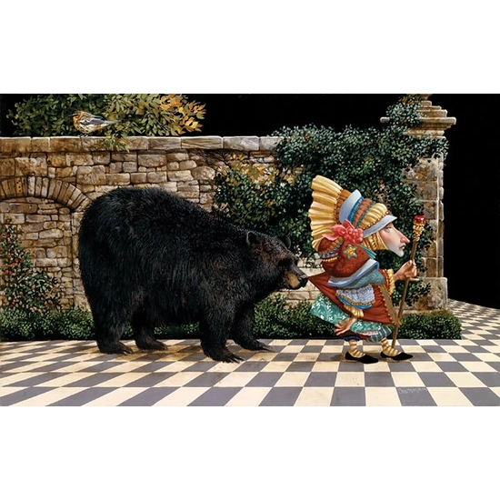 James Christensen - Lawrence Pretended Not to Notice That a Bear Had Become ANNIVERSARY EDITION