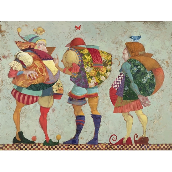 James Christensen - Three Clowns