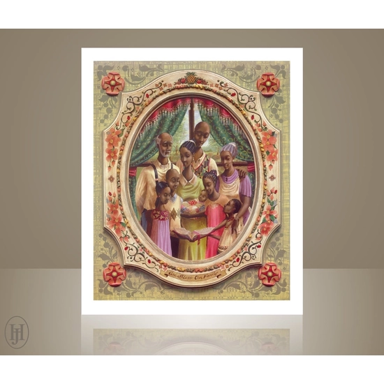 John Holyfield - Family Lithograph