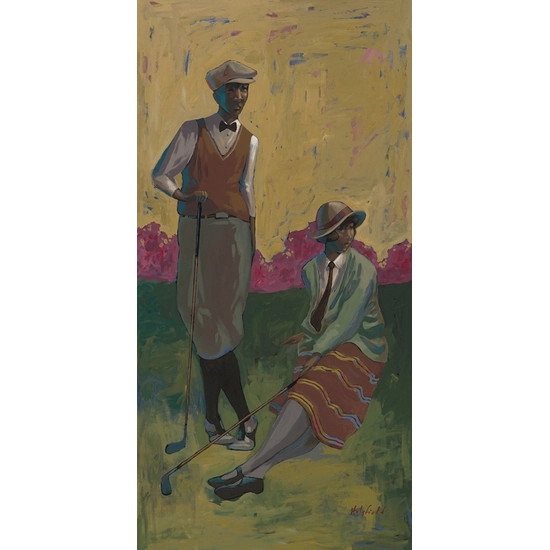 John Holyfield - Relaxing on the Green Medium