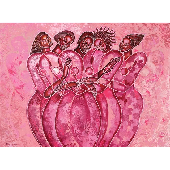 Larry Poncho Brown - Ribbons Of Life Artist Proof