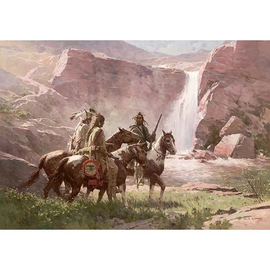 Z.S.  Liang - Red Rock Crossing Northwest Montana 1850 Limited Edition