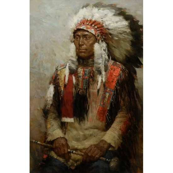 Z.S.  Liang - Lakota Warrior SMALLWORK EDITION ON
