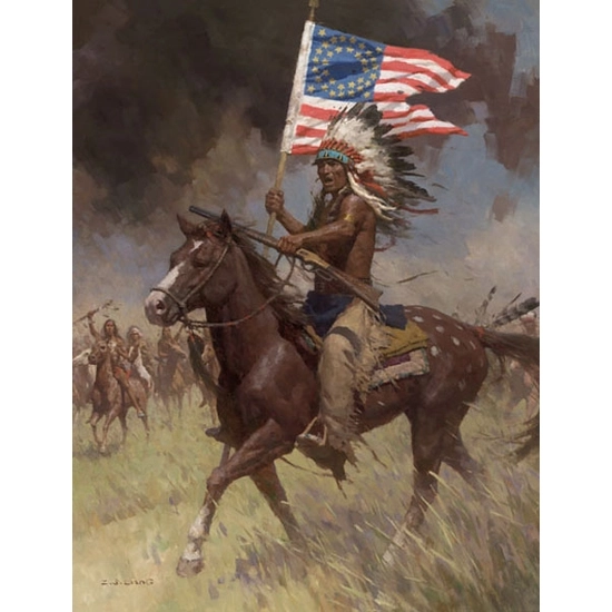 Z.S.  Liang - Lakota Warriors Little Big Horn June 25 1876 Limited Edition