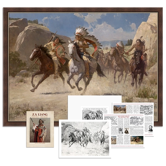 Z.S.  Liang - The Diversion, Bozeman Trail, 1866