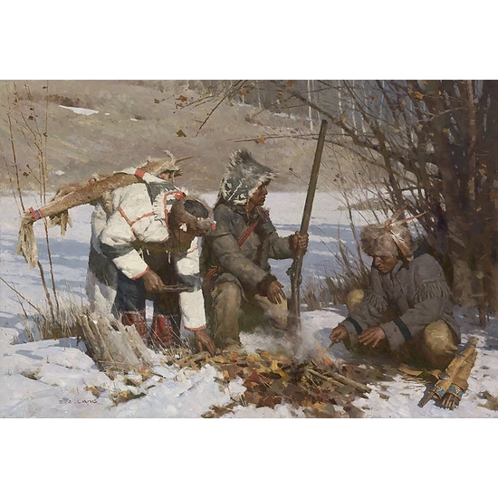 Z.S.  Liang - Assiniboine Hunters