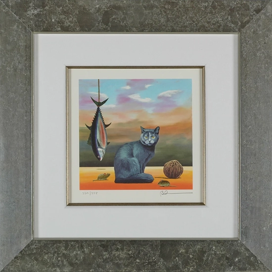 Robert Deyber - It's a Cat's Life Framed