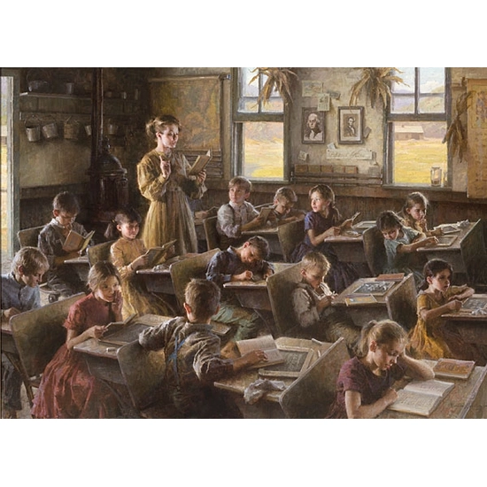 Morgan Weistling - Country Schoolhouse 1879 Artist Proof