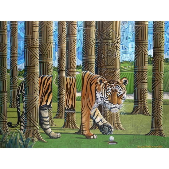 Rene Dickerson - Gaze of a Tiger tribute to Tiger Woods