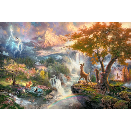 Thomas Kinkade Disney - Bambi's First Year