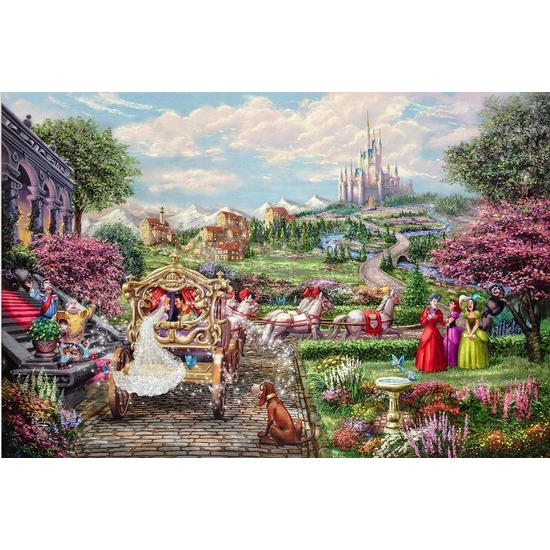 Thomas Kinkade Disney - Cinderella Happily Ever After