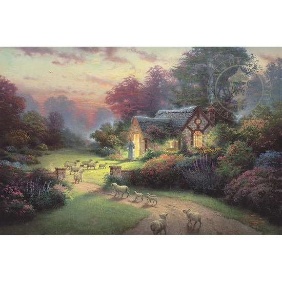 Thomas Kinkade - The Good Shepher's Cottage