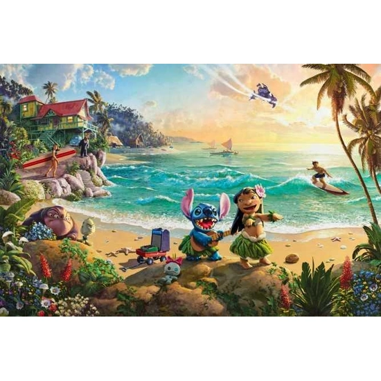 Thomas Kinkade Disney - Lilo & Stitch