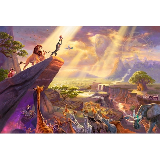 Thomas Kinkade Disney - The Lion King