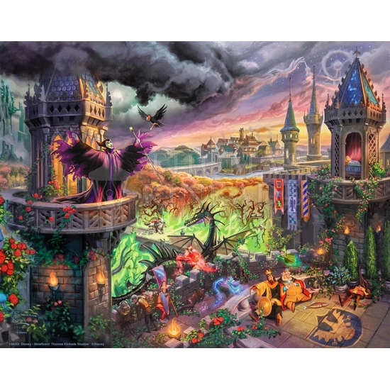 Thomas Kinkade Disney - Maleficent