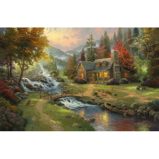 Thomas Kinkade - Mountain Paradise