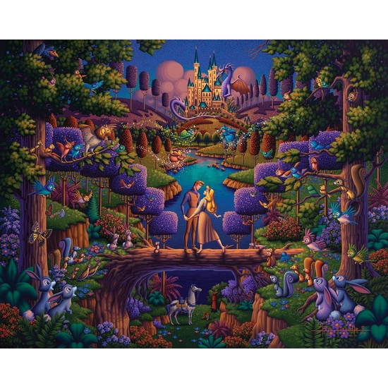 Thomas Kinkade Disney - Sleeping Beauty - The Power of Love