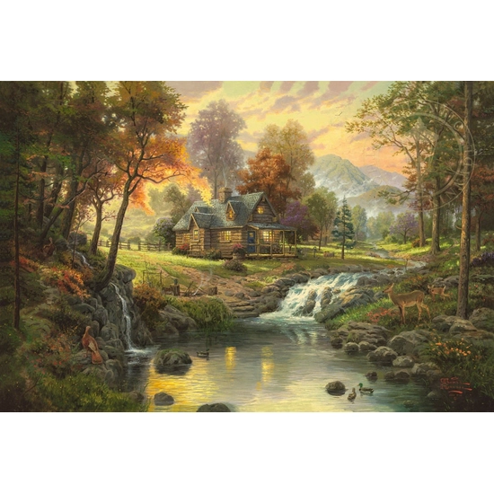 Thomas Kinkade - Mountain Retreat