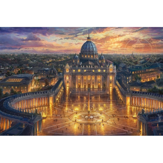 Thomas Kinkade - Vatican Sunset