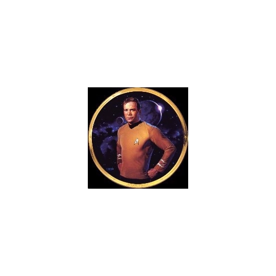 Thomas Blackshear - Star Trek Captain Kirk 25th Anniversary Plate