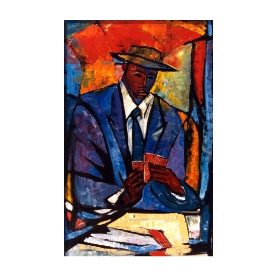 William Tolliver - The Player Artist Proof Estate Certified Lithograph Artist Proof