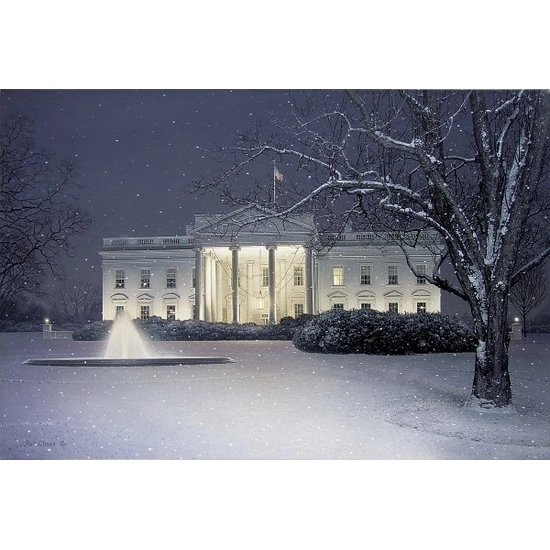 Rod Chase - Winters Eve By Rod Chase Print  Artist Proof