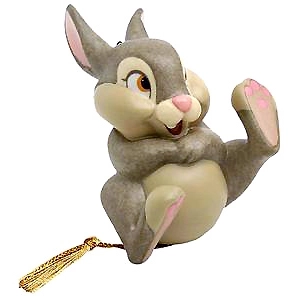 WDCC Disney Classics-Bambi Thumper Belly Laugh Ornament