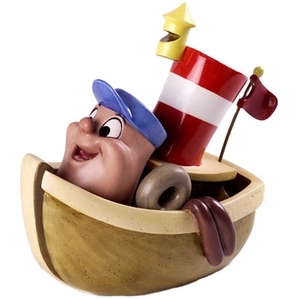 WDCC Disney Classics-Melody Time Little Toot Tuggin And Tootin