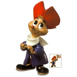 WDCC Disney Classics-Ben And Me Amos Mouse Pint Sized Patriot