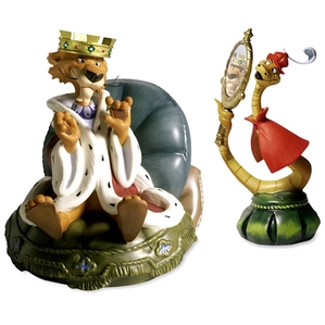WDCC Disney Classics-Robin Hood Prince John & Sir Hiss