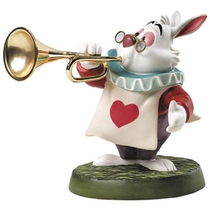 WDCC Disney Classics-Alice In Wonderland White Rabbit Royal Fanfare