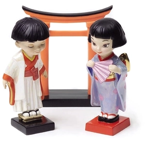 WDCC Disney Classics-It's A Small World Japan OnIIsama Honorable Brother And Oneesama Honorable Sister
