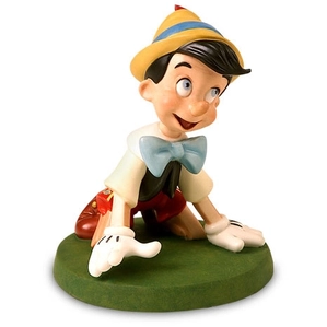 WDCC Disney Classics-Pinocchio On Pool Table Hes My Conscience Artist Signed