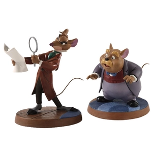 WDCC Disney Classics-The Great Mouse Detective Basail & Dr Watson Curious Clue