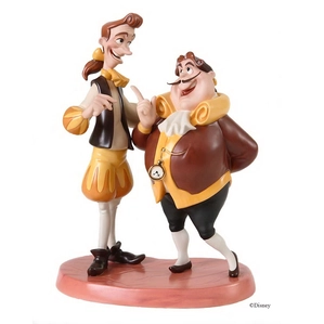 WDCC Disney Classics-Beauty And The Beast Cogsworth & Lumiere
