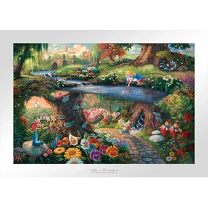 Thomas Kinkade Disney-Alice in Wonderland