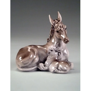 Giuseppe Armani-DONKEY AND BABY DONKEY