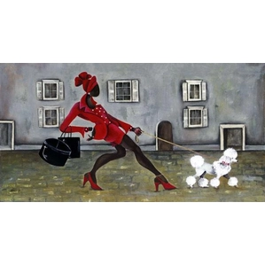 Annie Lee-Satisfied On Original Canvas