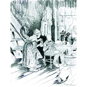 Annie Lee-Blackville No 37 Watercolor Giclee