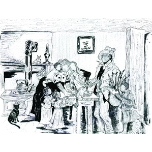 Annie Lee-Blackville No 39 Watercolor Giclee