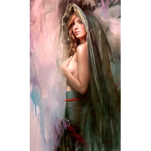 Arian-Allure Study Original Oil On Linen Canvas