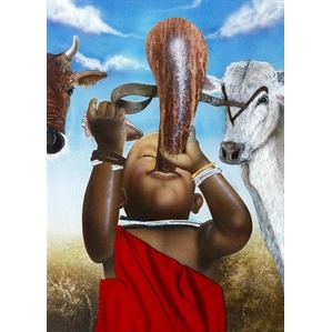 Terry Wilson-Maasai Calabash Giclee