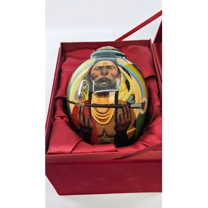 Thomas Blackshear Neqwa-Indian Paint Brush Neqwa Ornament