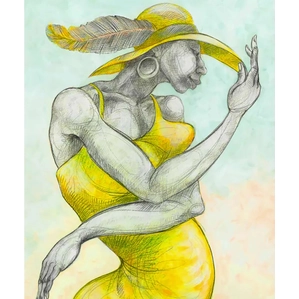 Charles Bibbs-Feathered Hat