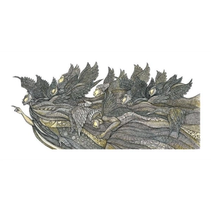 Charles Bibbs-Heavenly Hosts Silk Screen Overlay